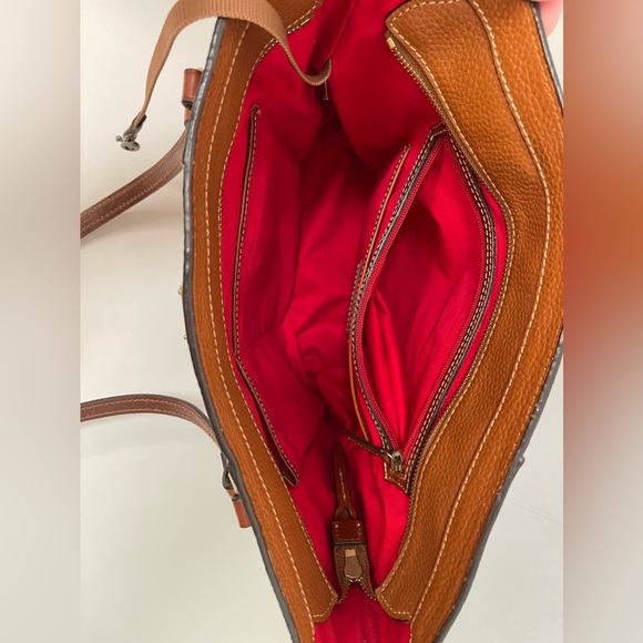 Dooney and Bourke Pebble Grain Small Lexington, Color: CARAMEL - Picture 12 of 15